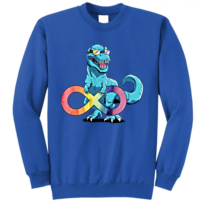 Autism Infinity Trex Dinosaur Gift Sweatshirt