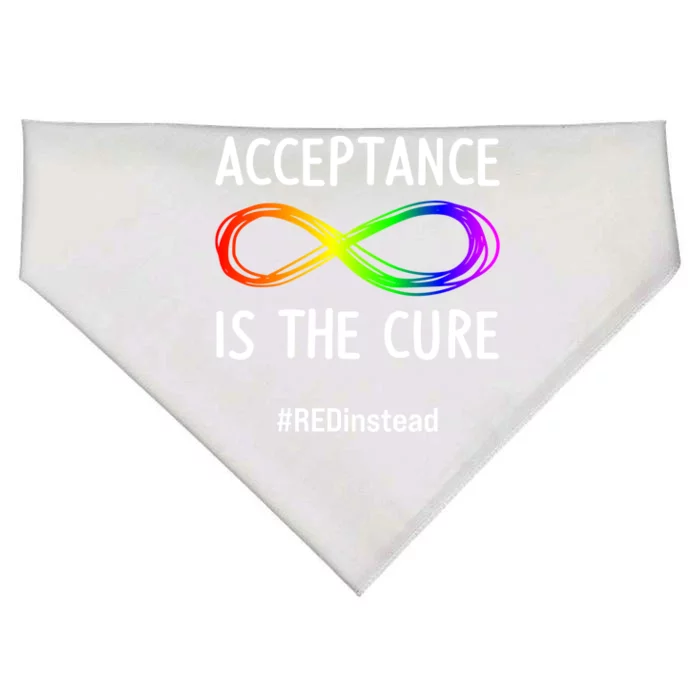 Acceptance Is The Cure Autismmeaningful Giftacceptance In April Gift USA-Made Doggie Bandana