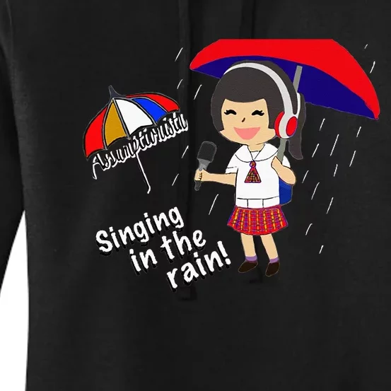 Assumptionista_Singing In The Rain! Women's Pullover Hoodie