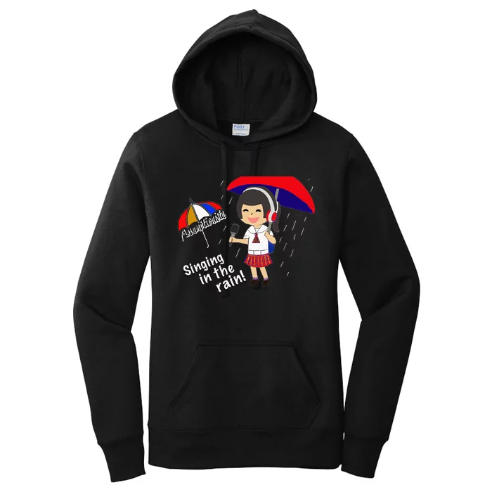 Assumptionista_Singing In The Rain! Women's Pullover Hoodie