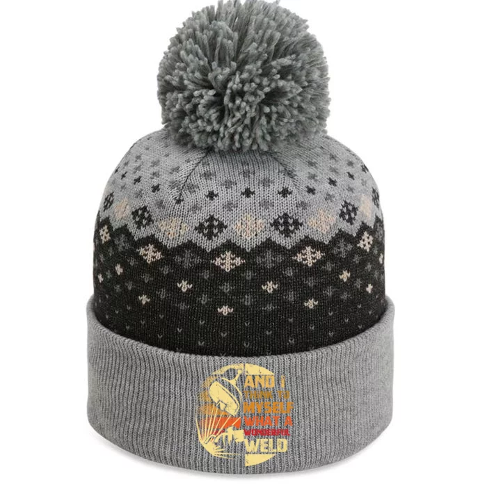 And I Think To Mys What A Wonderful Weld Handy Gift The Baniff Cuffed Pom Beanie