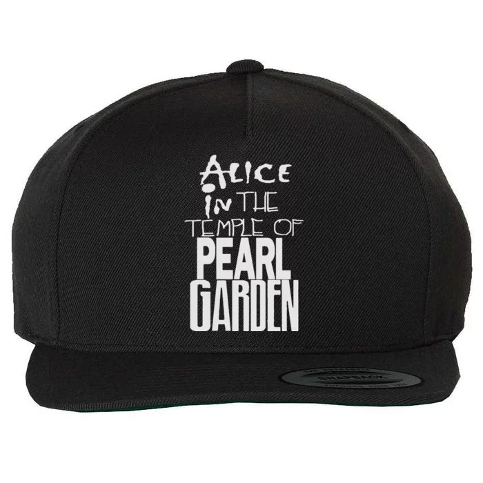 Alice In The Temple Of Pearl Garden Wool Snapback Cap