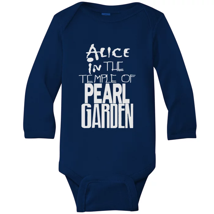 Alice In The Temple Of Pearl Garden Baby Long Sleeve Bodysuit