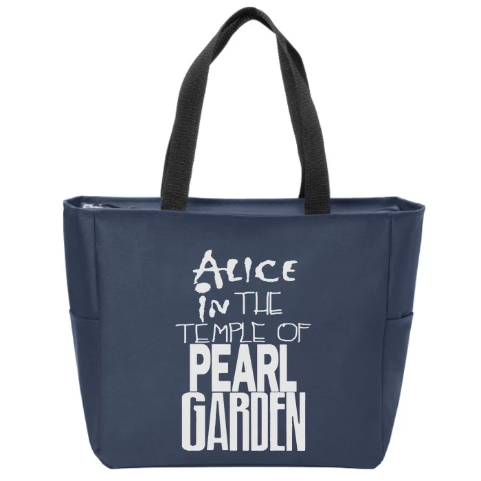 Alice In The Temple Of Pearl Garden Zip Tote Bag