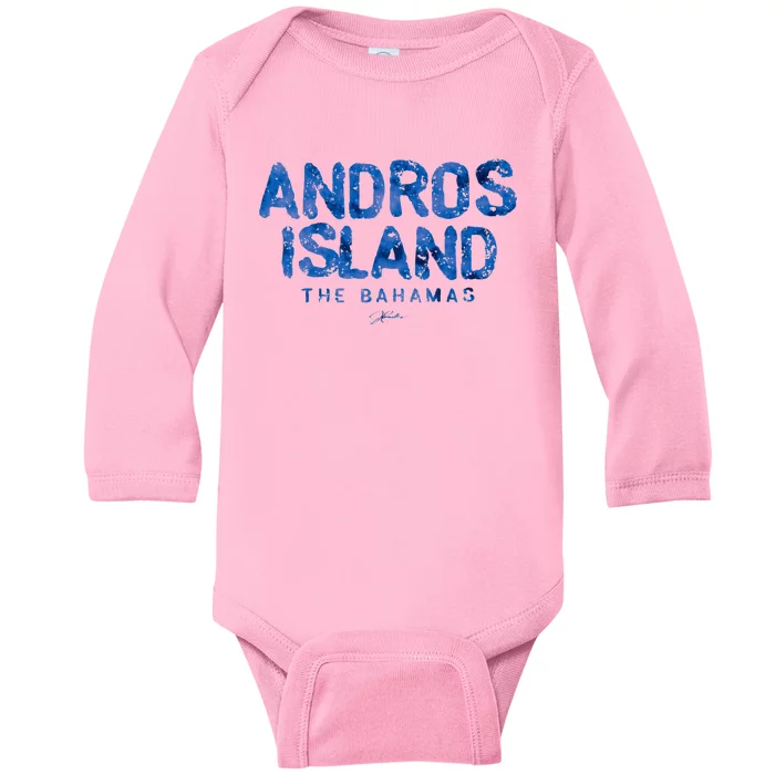 Andros Island The Bahamas Baby Long Sleeve Bodysuit