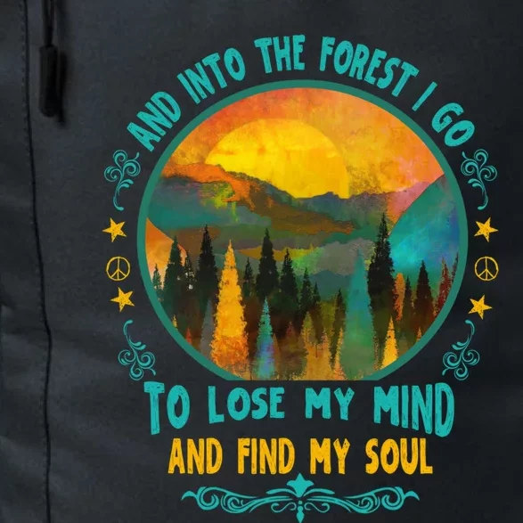 And Into The Forest I Go Hiking Camping Summer Camp Gift Daily Commute Backpack