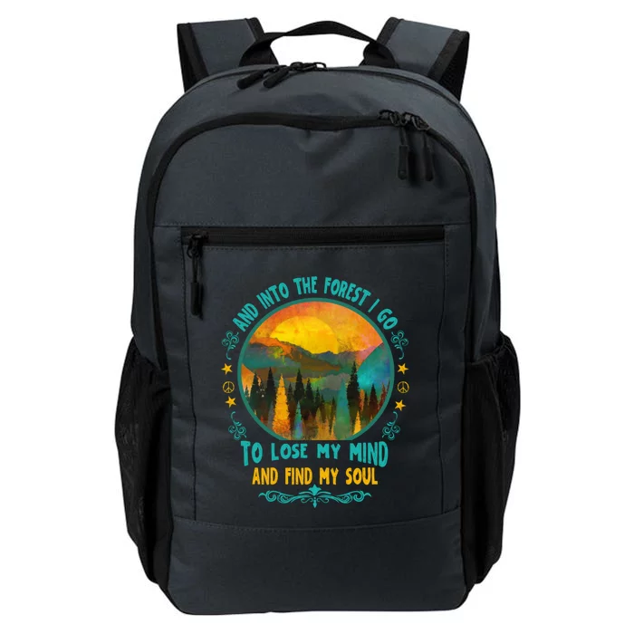 And Into The Forest I Go Hiking Camping Summer Camp Gift Daily Commute Backpack