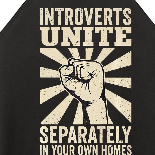 Antisocial Introverts Unite Separately In Your Own Homes Women’s Perfect Tri Rocker Tank