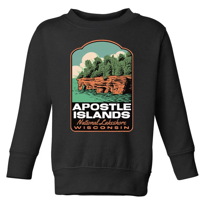 Apostle Islands Wisconsin Toddler Sweatshirt