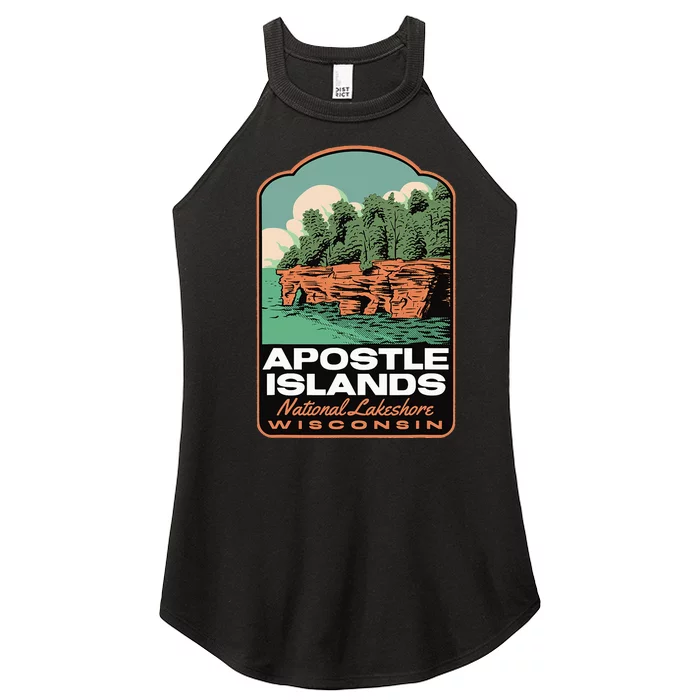 Apostle Islands Wisconsin Women’s Perfect Tri Rocker Tank