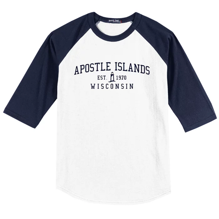 Apostle Islands Wisconsin Baseball Sleeve Shirt