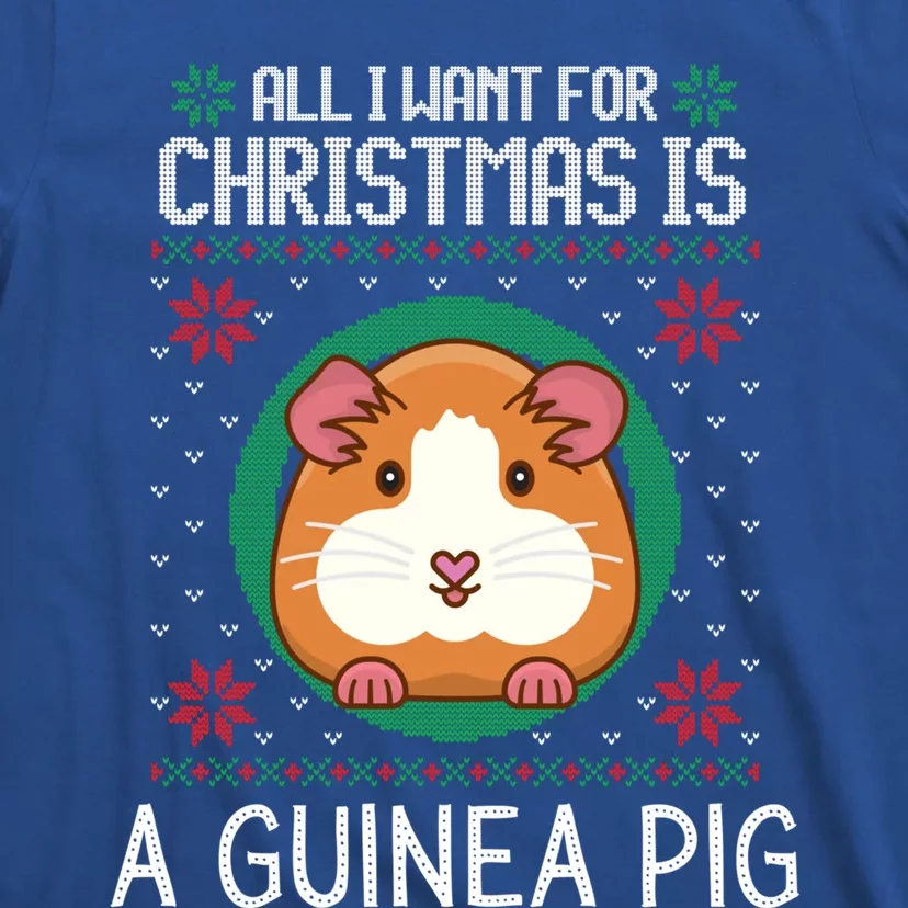 All I Want For Christmas Is A Guinea Pig Funny Xmas Sweater Gift T-Shirt