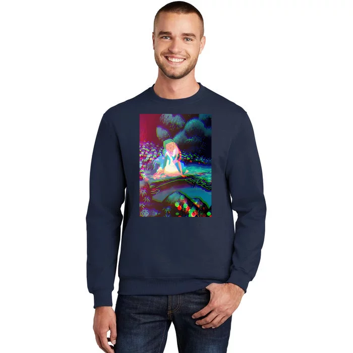 Alice In Wonderland Trippy Tall Sweatshirt