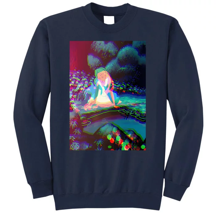 Alice In Wonderland Trippy Tall Sweatshirt