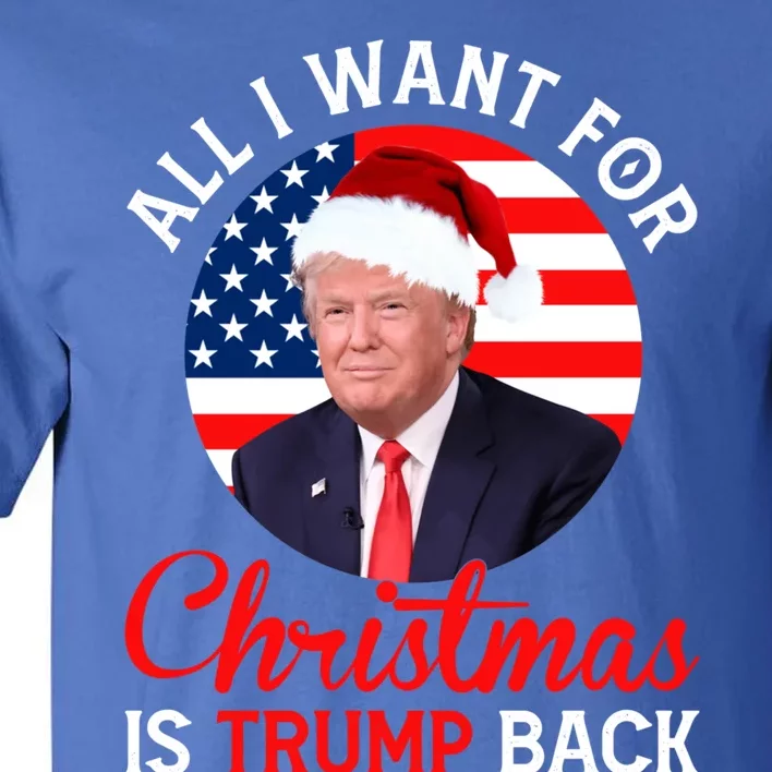 All I Want For Christmas Is Trump Back And New President Gift Tall T-Shirt