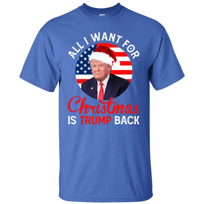 All I Want For Christmas Is Trump Back And New President Gift Tall T-Shirt