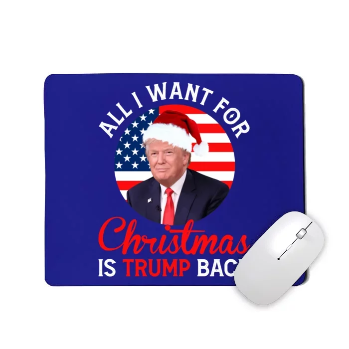 All I Want For Christmas Is Trump Back And New President Gift Mousepad