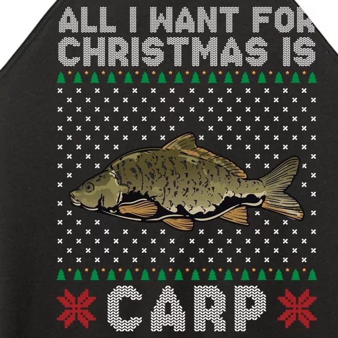 All I Want For Christmas Is Carp Fishing Christmas Women’s Perfect Tri Rocker Tank