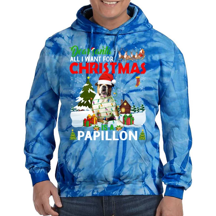 All I Want For Christmas Is A Bulldog Matching Family Pajama Gift Tie Dye Hoodie