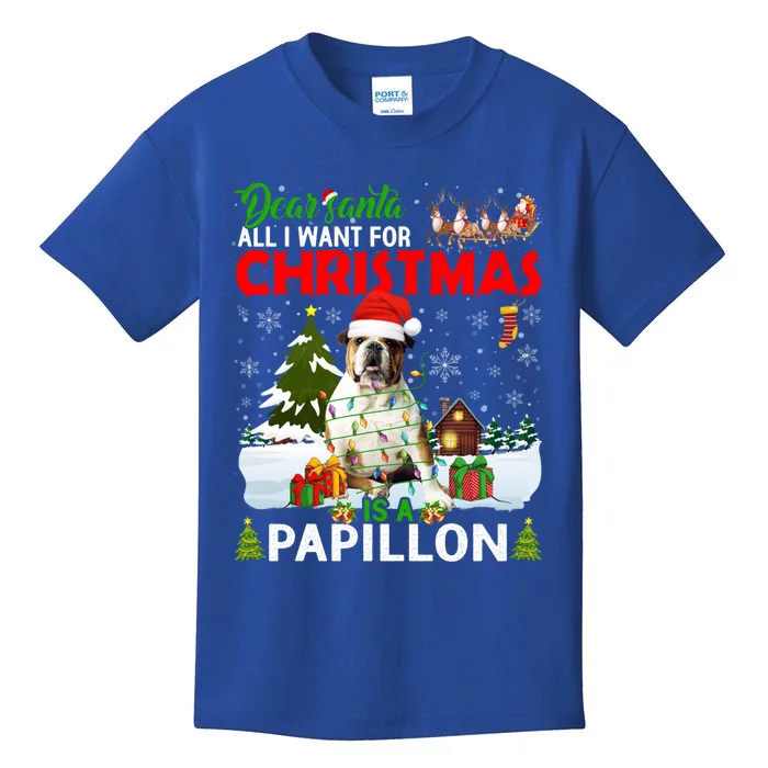 All I Want For Christmas Is A Bulldog Matching Family Pajama Gift Kids T-Shirt