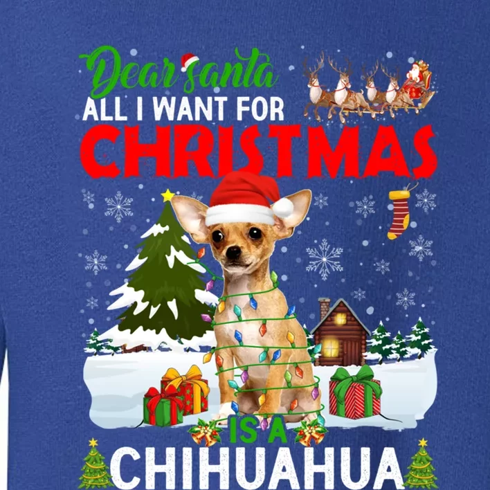 All I Want For Christmas Is A Chihuahua Family Pajamas Meaningful Gift Toddler Sweatshirt