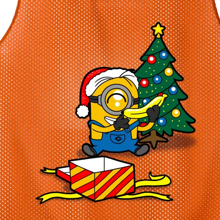 All I Want For Christmas Is A Banana Funny Christmas Mesh Reversible Basketball Jersey Tank