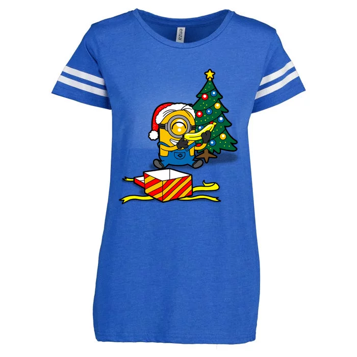 All I Want For Christmas Is A Banana Funny Christmas Enza Ladies Jersey Football T-Shirt