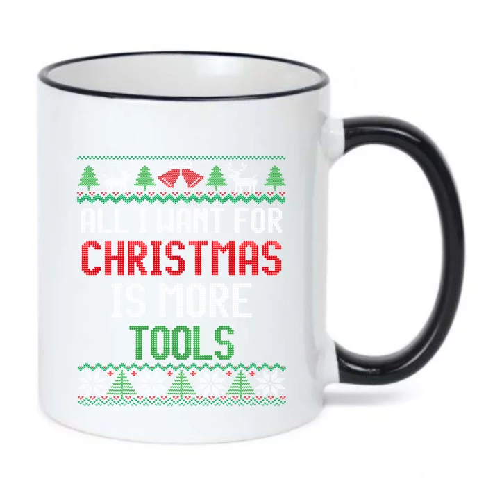 All I Want Is More Tools Handy Dad And Mechanic Christmas Cute Gift Black Color Changing Mug