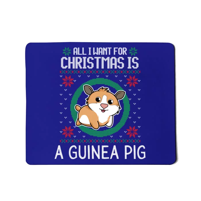 All I Want For Christmas Is A Guinea Pig Funny Xmas Sweater Gift Mousepad