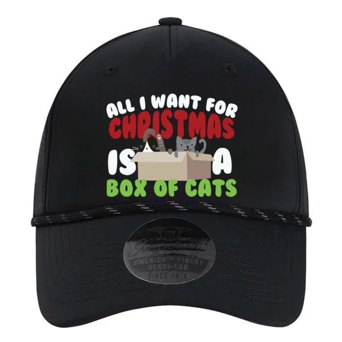 All I Want For Christmas Is A Box Of Cats Gift Performance The Dyno Cap