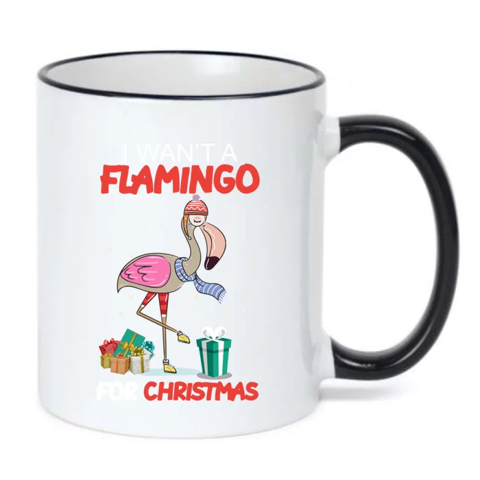 All I Want For Christmas Is A Flamingo Warm Weather Gift Meaningful Gift Black Color Changing Mug