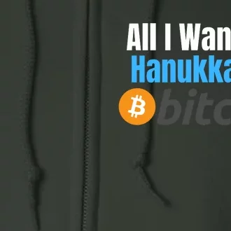 All I Want For Hanukkah Is Bitcoin, Retirement Plan Crypto, Bitcoin Plan B Full Zip Hoodie