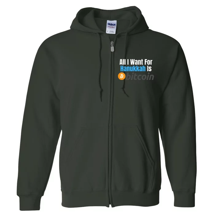 All I Want For Hanukkah Is Bitcoin, Retirement Plan Crypto, Bitcoin Plan B Full Zip Hoodie