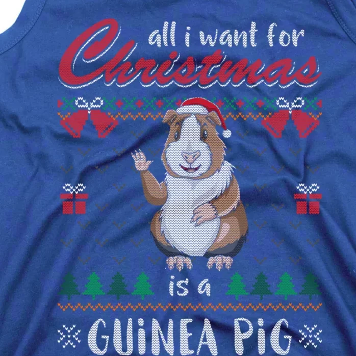 All I Want For Christmas Is A Guinea Pig Santa Claus Gift Tank Top