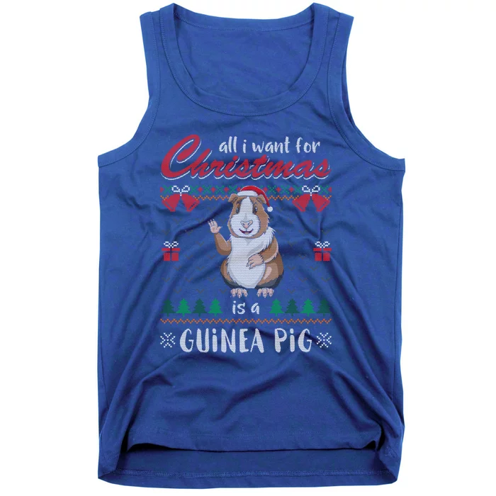 All I Want For Christmas Is A Guinea Pig Santa Claus Gift Tank Top