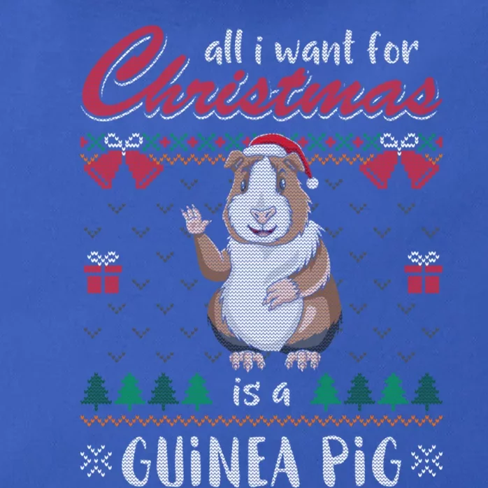 All I Want For Christmas Is A Guinea Pig Santa Claus Gift Zip Tote Bag