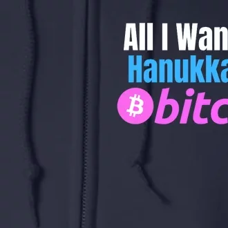 All I Want For Hanukkah Is Bitcoin, Retirement Plan Crypto, Bitcoin Plan B Full Zip Hoodie