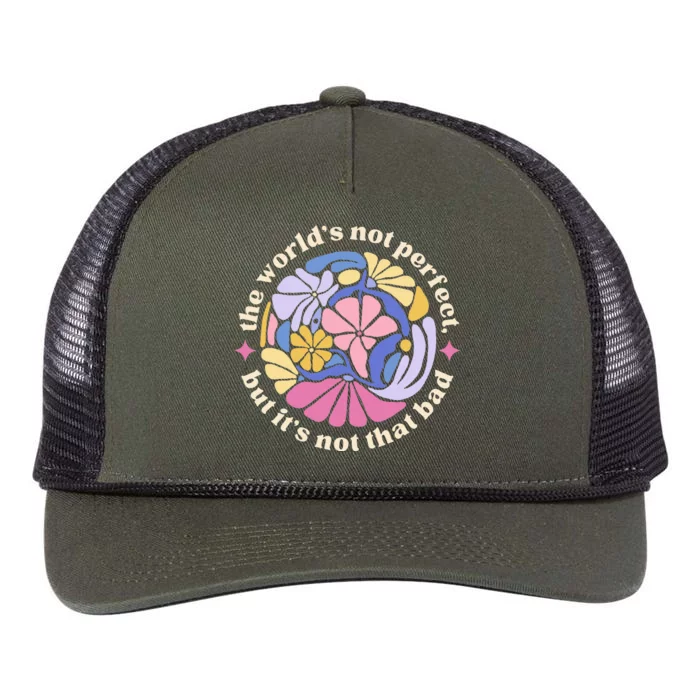 Alec If We Have Eachother Floral Art Benjamin Retro Rope Trucker Hat Cap