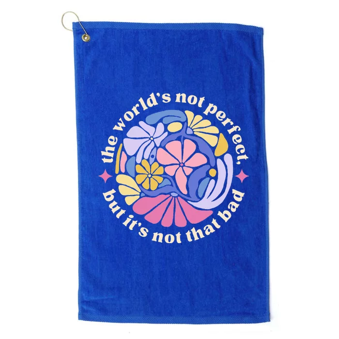 Alec If We Have Eachother Floral Art Benjamin Platinum Collection Golf Towel