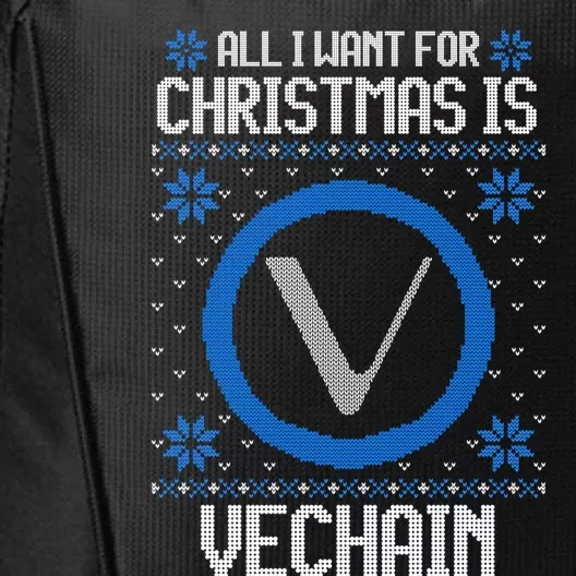 All I Want For Christmas Is Vechain And Great Gift City Backpack