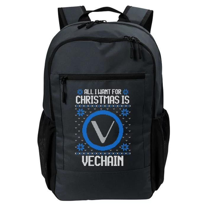 All I Want For Christmas Is Vechain And Great Gift Daily Commute Backpack