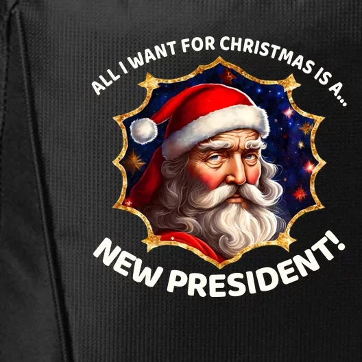 All I Want For Christmas Is A New President Santa Claus City Backpack