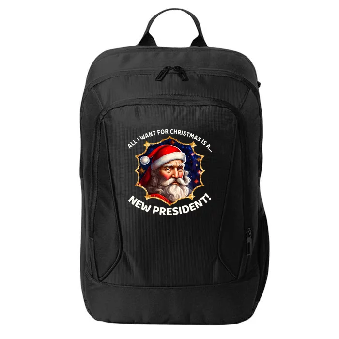 All I Want For Christmas Is A New President Santa Claus City Backpack