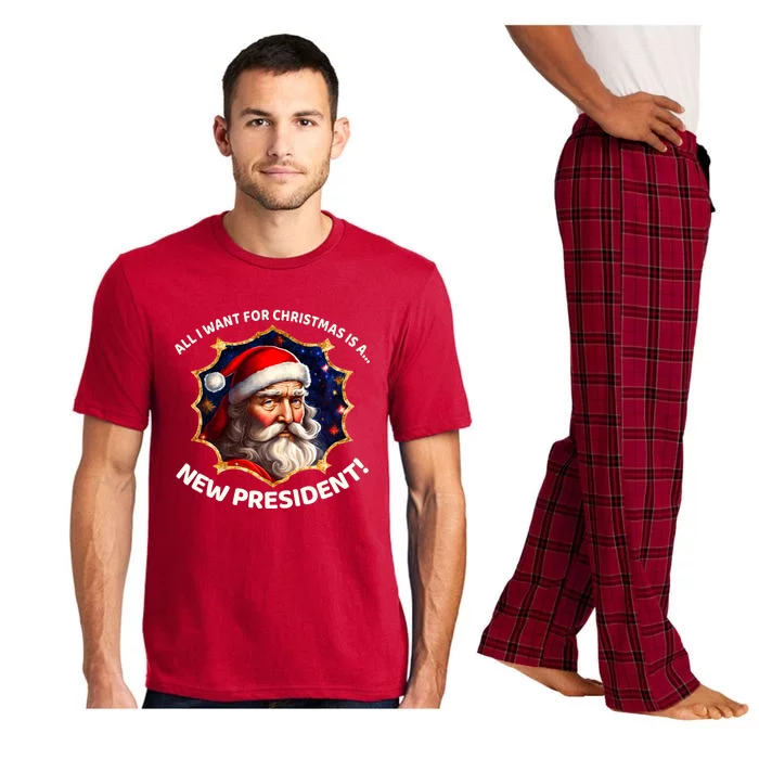 All I Want For Christmas Is A New President Santa Claus Pajama Set