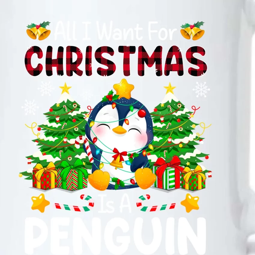 All I Want For Christmas Is A Penguin Animals Arctic Polar Gift Black Color Changing Mug