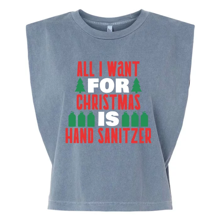 All I Want For Christmas Funny 2020 Sucks Sarcastic Joke Gift Garment-Dyed Women's Muscle Tee