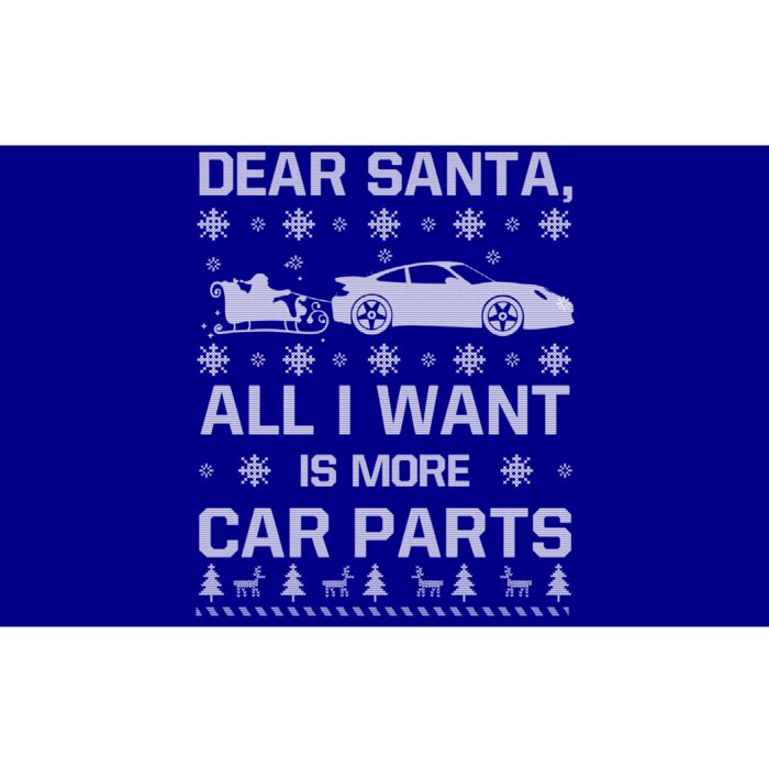 All I Want Is More Car Parts Christmas Funny Gift Gift Bumper Sticker