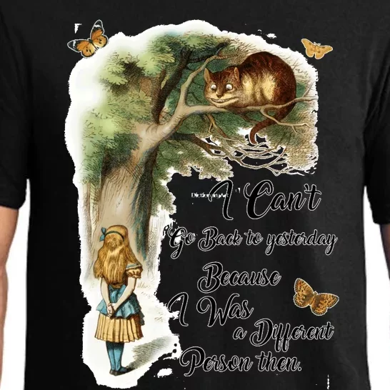 Alice In Wonderland Quote Pajama Set