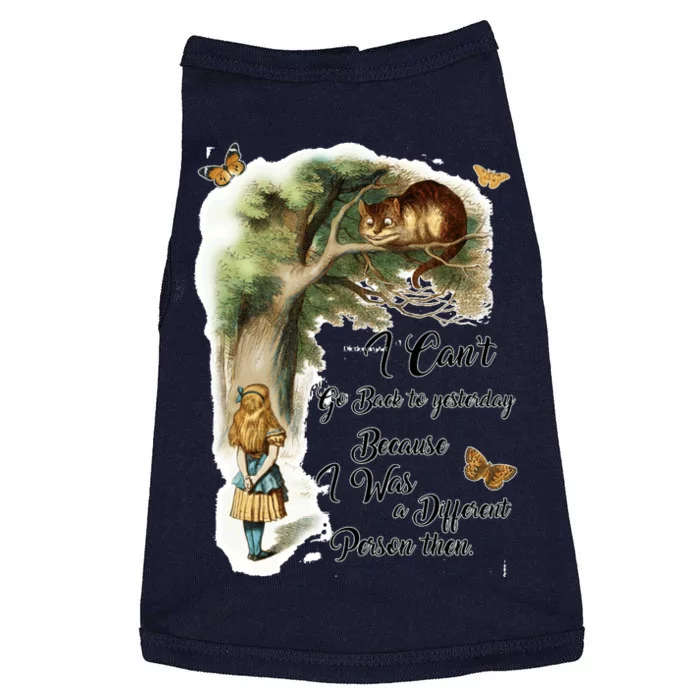 Alice In Wonderland Quote Doggie Tank