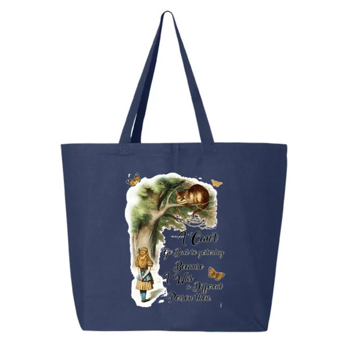 Alice In Wonderland Quote 25L Jumbo Tote